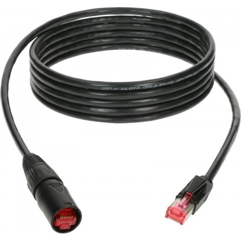 Klotz flexibilis pro patch kábel PUR köpennyel CAT5e / etherCON - RJ45 - 5m