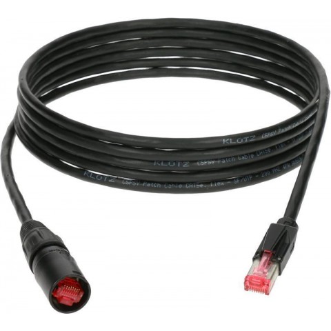 Klotz PVC köpenyes rugalmas pro patch kábel CAT5e / etherCON - RJ45 - 5m