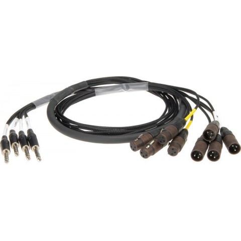 Klotz 4 csatornás insert audió adapter - ISR 4 x TRS - 4/4 XLR 3p mama/papa - 2m