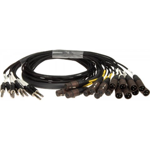 Klotz 8-cs. insert audió adapter - ISR 8 x TRS - 8/8 XLR 3p mama/papa - 2m