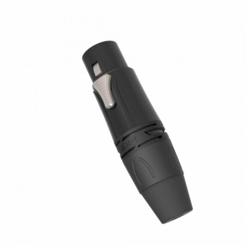 DH ONEHERO 3P XLR mama dugó szerelhető fekete DH ONEHERO 3P XLR mama dugó szerelhető fekete