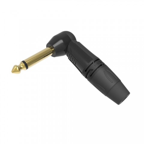 DH ONEHERO 6,3mm monó jack dugó pipás 90fok szerelhető fekete