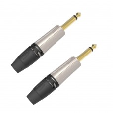 DH ONEHERO 6,3mm monó jack dugó szerelhető nikkel 2db