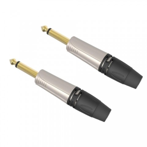 DH ONEHERO 6,3mm monó jack dugó szerelhető nikkel 2db