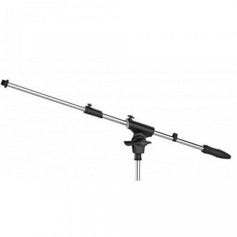 DH mikrofonállvány 3 lábú gémmel m: 990-1690mm gém: 580-910mm 2,9kg króm szín