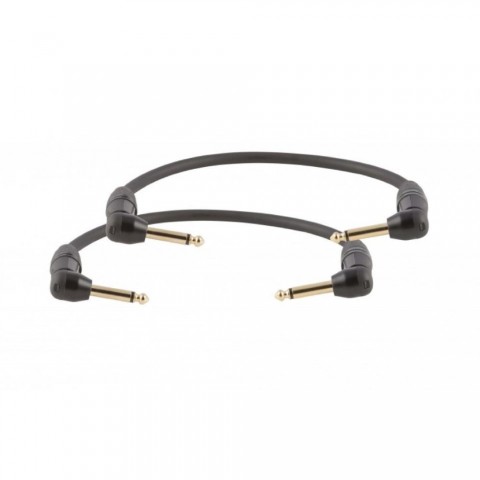 DH hangszerkábel 2db 30cm ONEHERO pipás 6,3mm monó jack dugó - pipás 6,3mm monó jack dugó