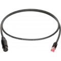 Klotz DMX-CAT adapter Klotz XLR-rel RJ45 - XLR 5p mama - 0,3m
