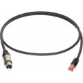 Klotz DMX-CAT adapter Klotz XLR-rel RJ45 - XLR 5p mama - 1,2m