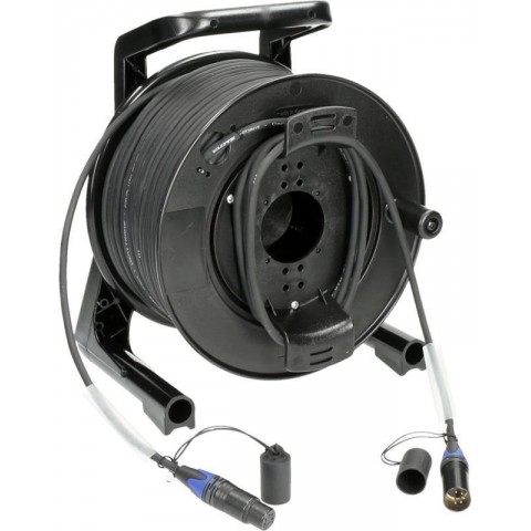 Klotz dupla árnyékolt DMX kábeldob - PVC XLR 5p mama/papa (3 pin bekötve) Neutrik - 50m