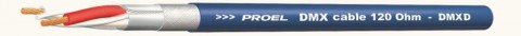 PROEL DMX jelkábel 120 Ohm árnyékolt 2x0,25mm2 kék (100m-es bund) PROEL DMX jelkábel 120 Ohm árnyékolt 2x0,25mm2 kék (100m-es bund)