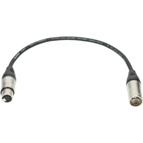 Klotz DMX adapter XLR 5 pólusú hüvelyes - XLR 3 pólusú papa XLR - 0,3m