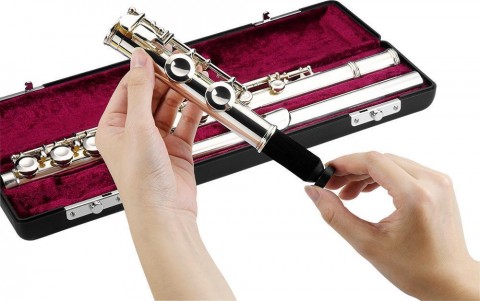 Hercules Fúvós hangszerállvány fuvola részére TraveLite 148 mm magas súly: 0,1 kg