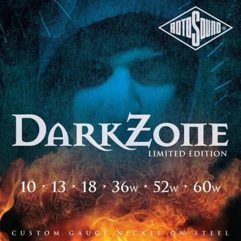Rotosound Nikkel elektromos gitár húrkészlet 10-60 Dark zone