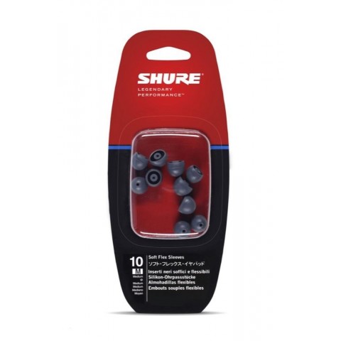 SHURE Szürke (gumi) szivacs minden SE fülhallgatóhoz (kivéve SCL2) 5 pár méret: M