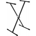PROEL Keyboard állvány X EASY LOCK mechanika, antracit szürke, m: 560-970 mm, sz: 400 mm, max: 40 kg