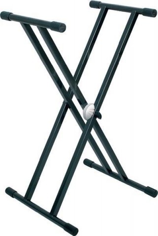 PROEL Keyboard állvány X dupla antracit szürke m:560-970mm sz:400mm max: 50kg