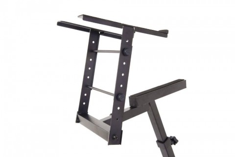 PROEL Keyboard állvány Z mikrofonállvánnyal és laptop tartóval fekete max: 30 kg