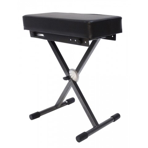 PROEL Zongoraszék EASY LOCK mechanika antracit szürke fekete vinyllel borított ülés max:100 kg