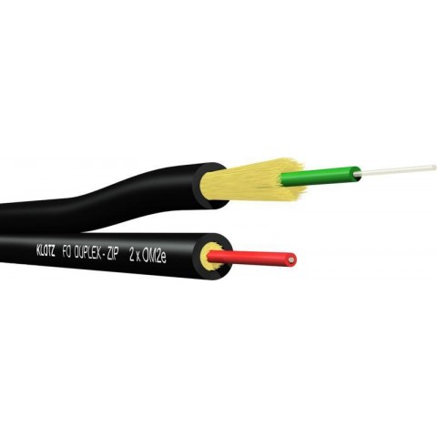 Klotz DUPLEX-ZIP - I-V(ZN)H 2 x .../125 szálas optikai kábel beltéri használatra