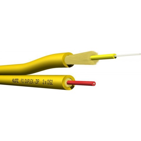 Klotz DUPLEX-ZIP - I-V(ZN)H 2 x .../125 szálas optikai kábel beltéri használatra