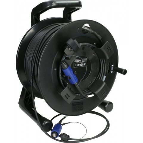 Klotz SmartBeam DODEKA 12 csatlakozó kábel kábeldobon FiberLink - single-mode OS2 - 200m