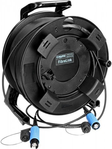 Klotz SmartBeam DUO kábeldob FiberLink - single-mode OS2 - 150m