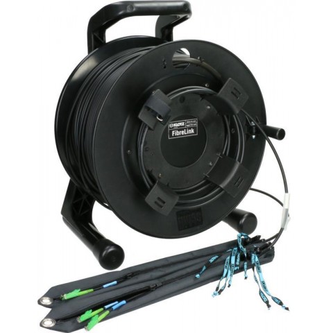 Klotz 2x E2000/APC - 2x E2000/APC breakout kábeldob FiberLink - single-mode OS2 - 200m