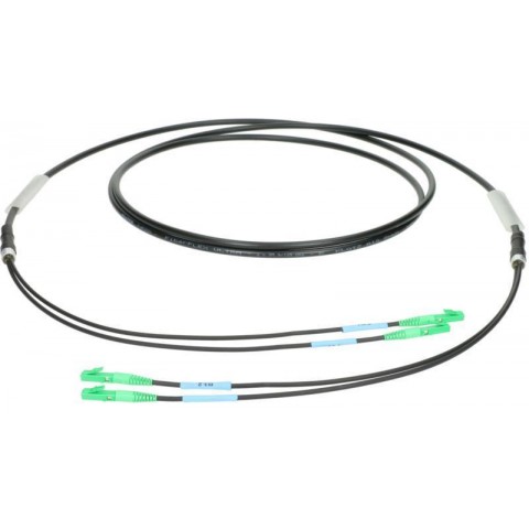 Klotz 2x LC/APC - 2x LC/APC breakout patch kábel FiberLink - single-mode OS2 - 50m