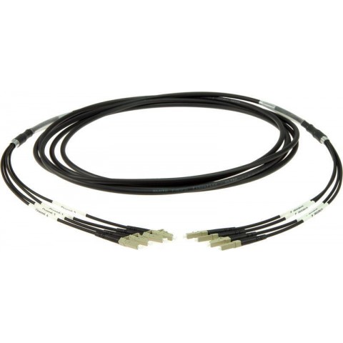 Klotz 4x LC/UPC - 4x LC/UPC breakout patch kábel FiberLink - multimode OM4 - 100m