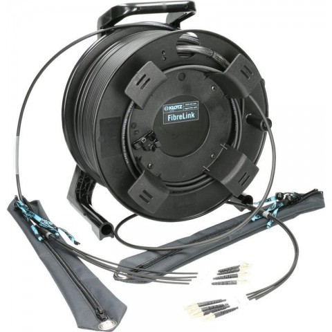 Klotz 4x LC/UPC - 4x LC/UPC kábeldob FiberLink - multimódos OM4 - 100m