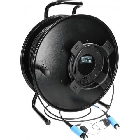 Klotz SmartBeam DUO kábeldob FiberLink - single-mode OS2 - 600m