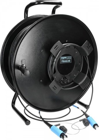 Klotz SmartBeam DUO kábeldob FiberLink - single-mode OS2 - 600m