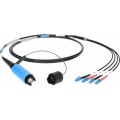 Klotz SmartBeam QUAD - 4x LC/UPC breakout kábel FiberLink - single-mode OS2 - 30m