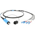 Klotz SmartBeam QUAD - 4x SC/UPC breakout kábel FiberLink - single-mode OS2 - 10m