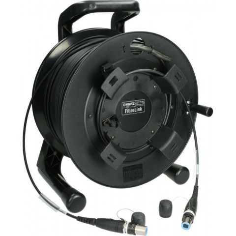 Klotz opticalCON QUAD csatlakozó kábel kábeldobon FiberLink - single-mode OS2 - 200m