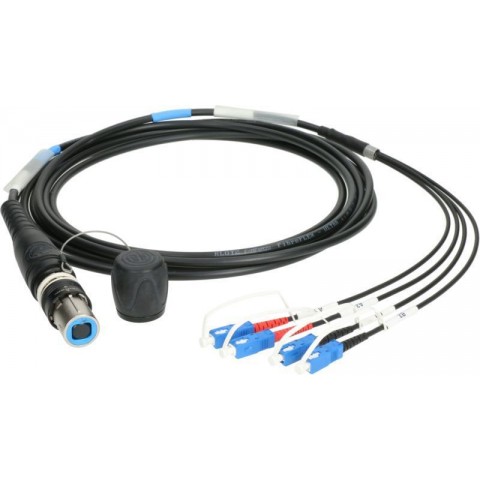 Klotz opticalCON QUAD - 4x SC/UPC breakout kábel FiberLink - single-mode OS2 - 1m