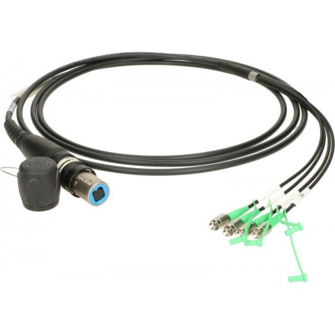 Klotz opticalCON QUAD to 4x FC/APC breakout kábel FiberLink - single-mode OS2 - 5m