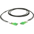 Klotz 4x E2000/APC - 4x E2000/APC breakout patch kábel FiberLink - single-mode OS2 - 10m