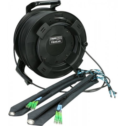 Klotz 4x E2000/APC - 4x E2000/APC breakout kábeldob FiberLink - single-mode OS2 - 150m