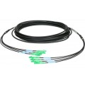Klotz 4x LC/APC - 4x LC/APC breakout patch kábel FiberLink - single-mode OS2 - 20m