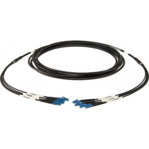 Klotz 4x LC/UPC - 4x LC/UPC breakout patch kábel FiberLink - single-mode OS2 - 30m