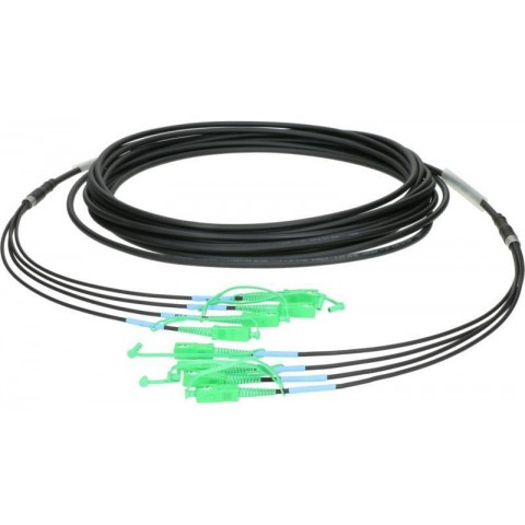 Klotz 4x SC/APC - 4x SC/APC breakout patch kábel FiberLink - single-mode OS2 - 30m
