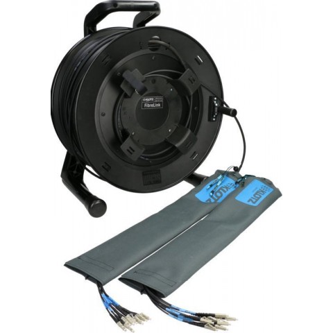 Klotz 8x LC/UPC - 8x LC/UPC kábeldob FiberLink - multimode OM4 - 250m