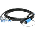 Klotz SmartBeam OCTO - 8x SC/UPC breakout kábel FiberLink - single-mode OS2 - 5m