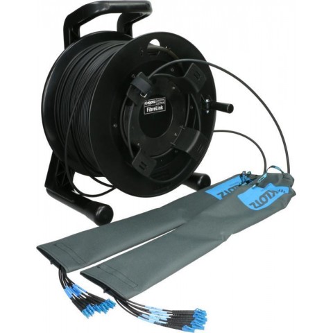 Klotz 8x LC/UPC - 8x LC/UPC kábeldob FiberLink - single-mode OS2 - 150m