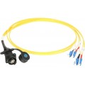Klotz SmartBeam QUAD d-séries 4x SC/UPC installációs adapter - single-mode - 1m