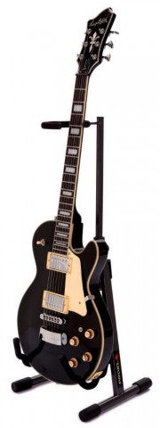 PROEL Univerzális gitárállvány nyaktámasszal szivacs és gumi borítással antracit szürke max:10kg