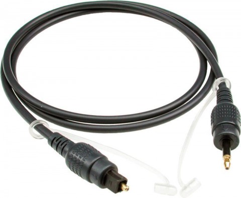 Klotz robusztus kábel TOSLINK™ és optikai mini Jack csatlakozóval - 5m