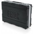 Gator Öntött műanyag keménytok keverőpulthoz vagy eszközökhöz kerekekkel 50x76x15 cm