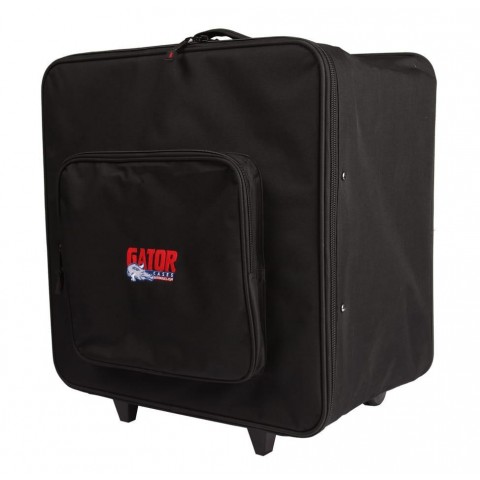 Gator Könnyű tok 4 db PAR 64 LED lámpához kerekekkel elválasztókkal és kihúzható fogantyúval